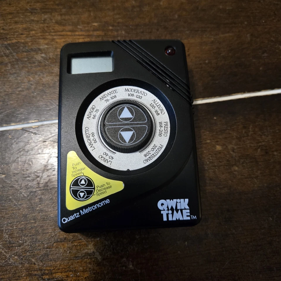 Metrónomo electrónico de cuarzo Qwik Time 1995 probado Foto 1 de 3