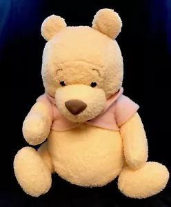 *groß* Disney Parks KLASSISCHER POOH 18" gelenktes rosa Plüschshirt großes Kuscheltier - Bild 1 von 2