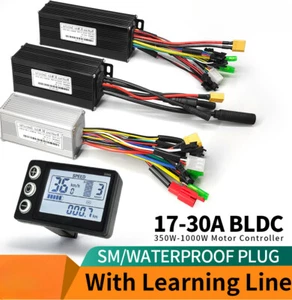 E-bike 36/48V Controller 17A 30A 3-Mode with Learning Controller Display Motor - Picture 1 of 38