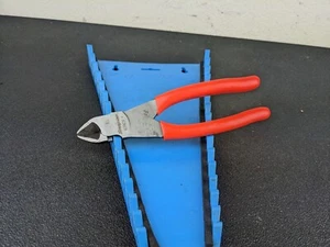 #bk165 Snap-on Tools USA ORANGE Soft Grip 7" Diagonal Cutter Pliers 87ACF - Bild 1 von 9