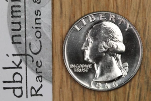 1966 (P) SMS Washington Quarter 25¢ - Special Mint Set - Proof Like - Picture 1 of 3