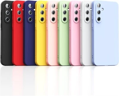 COVER + PELLICOLA VETRO PER SAMSUNG GALAXY A35 5G CUSTODIA SILICONE TEMPERATO - Immagine 1 di 4