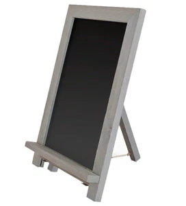 Ilyapa Magnetic Kitchen / School Chalkboard Sign - 12x16 Inch Framed - Gray-wash - Picture 1 of 1