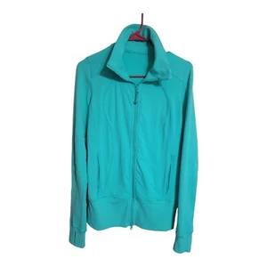 Lululemon Jacket Womens 4 Teal Contempo Athleisure Sportswear Crossfit Training - Picture 1 of 9