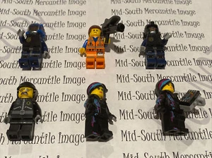 Lego Movie Robo Swat Minifigure Lot (6) Emmitt Robo Swat Wild Style Bad Cop - Picture 1 of 13