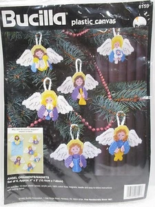 Kit Bucilla #6159 ""Adornos/Imanes de ángel"" 1995 - Imagen 1 de 2
