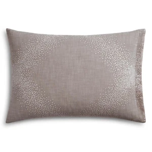 Oake Illusion 400 Thread Count 100% Pima Cotton Dotted KING PILLOW SHAM NEW - Picture 1 of 3