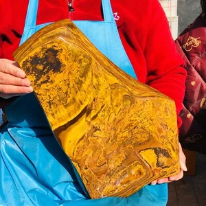 18,74 Pfund natürlicher Madagaskar Tigerauge Rohstein Gestein Probe Mineral Heilung - Bild 1 von 15