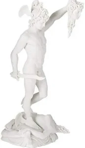 Perseus Beheading Medusa Greek Gods Statue, Marble Polyresin, - Picture 1 of 10