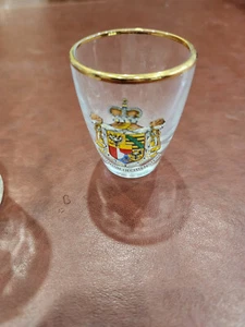 Fürstentum Liechtenstein Schloss Vaduz Schloss 2" Goldzierleiste Spritzglas - Bild 1 von 1