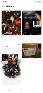 Mega Murmeln Vampir 36 Netzbeutel 24 Spieler 1 Shooter RETIRED Discontinued - Bild 1 von 2