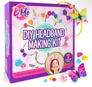 Kit para hacer diademas B Me para niñas - Hágalo usted mismo 16 accesorios únicos para el cabello para niñas nuevo - Imagen 1 de 6