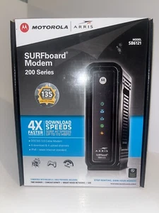 Motorola Arris SURFboard Modem- Model SB6121- DOCSIS 3.0-Download 4X Faster - Picture 1 of 10