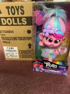 Trolls World Tour Dreamworks Poppy Sings Doll  New Rare DISCONTINUED - Picture 1 of 3