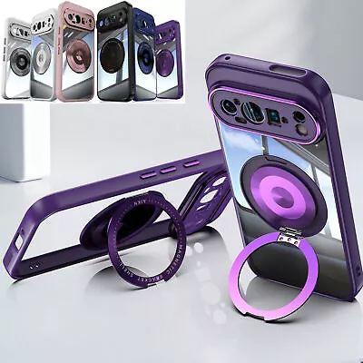 For Google Pixel 9 9 Pro XL 8A Anti-Scratch Shockproof Case with Magnetic Stand - Image 1 of 4