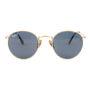 RAY BAN P RB8247 Gafas de sol Round Titanium Japón Oro / Azul Lujo OP: 449 € - Imagen 1 de 10