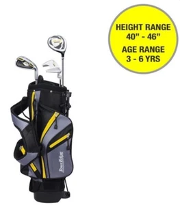 Tour Edge HL-J Junior 3-Piece Golf Set Ages 3-6 LEFT Hand LH Graphite #86035 - Picture 1 of 6
