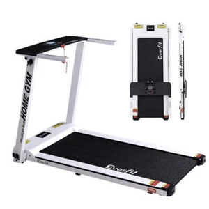Everfit Treadmill Electric Home Gym Fitness Exercise Fully Foldable 420mm White - Picture 1 of 9