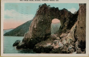 1924 ARCH ROCK Avalon Catalina Island California White Border Postcard Kashower - Picture 1 of 2