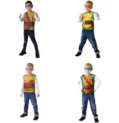 Rubies Teenage Mutant Ninja Turtles Boy's Fancy Dress Party Packs - Image 1 of 4