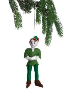 Adorno de Fieltro Peter Pan Hecho a Mano Fantasía Colgado Todo el Año - Imagen 1 de 1