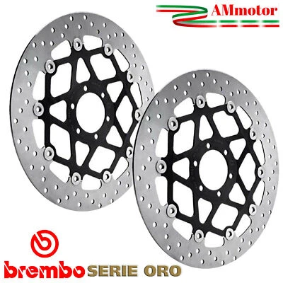 Dischi Freno Brembo Ducati S4RS Monster 1000 Anteriori Serie Oro Moto Flottanti Foto 1 de 3