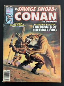 SAVAGE SWORD OF CONAN #27 *GD (2.0)* (MARVEL, 1978)  BUSCEMA!  BONDAGE COVER!