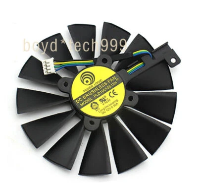 For ASUS ROG STRIX Dual PLD10010S12H RX470 RX570 580 RX 470 95 mm GPU Cooler Fan - Image 1 of 4