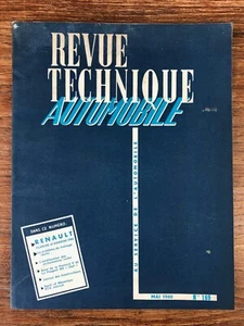 Revue Technique Automobile RTA (1960)  # 169 Renault Floride & Gordini Panhard - Picture 1 of 2