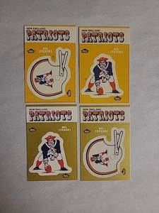 Lote de calcomanías Fleer 1983/84 de los New England Patriots - Imagen 1 de 2
