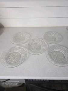 Princess House "Fantasia" Set Of 6 Salad Luncheon Plates 8" - Picture 1 of 4