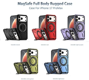 Funda de teléfono a prueba de golpes protección de doble capa agarre antideslizante para iPhone 17 Pro Max - Imagen 1 de 18