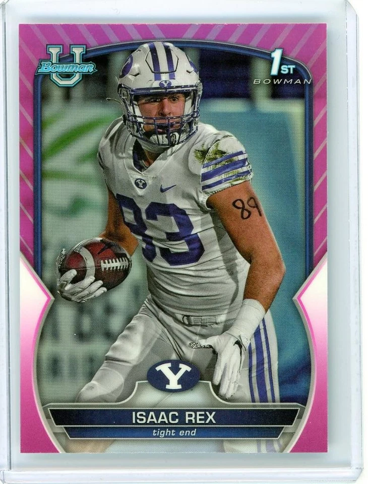 * ISAAC REX * 2022 1ST BOWMAN CHROME PINK REFRACTOR RC # 71 - Image 1 of 1