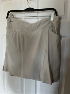 Lady Hagen Beige Golf Skort XL Built-In Shorts Stretch Athletic Skort - Picture 1 of 7