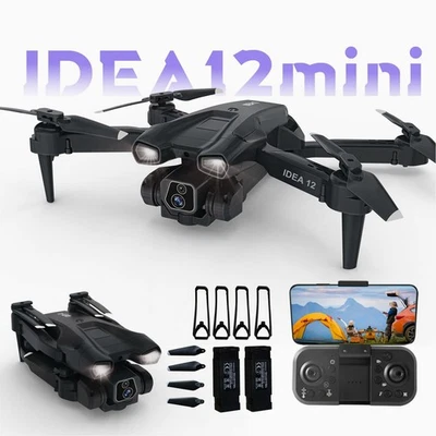 IDEA12 Mini-Drohne, 1080P HD-Kamera, 2 Batterien, faltbar, RC-Quadcopter - Bild 1 von 4