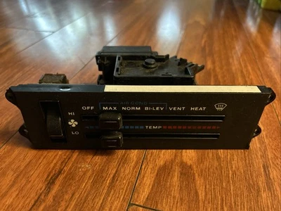 87-96 Jeep Cherokee XJ HVAC Control Panel Heater AC Climate Control Temperature - Image 1 of 4