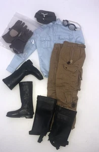 1/6th CUSTOM German WWII Pilot Uniform Set (Brown Pants) - Picture 1 of 1