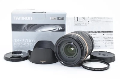 [UNUSED in Box] Tamron 18-270mm F3.5-6.3 Di II VC PZD B008 for Canon EF JAPAN - Image 1 of 4