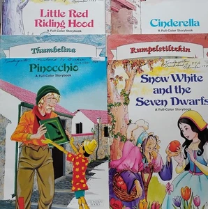 Lot Of 6 -Vintage Oversized Children's Storybooks / Old Book Titles / Homeschool - Bild 1 von 7