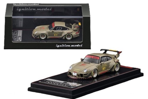 Chase! Ignition Model 1:64 Porsche Rauh-Welt Begriff RWB 993 Black