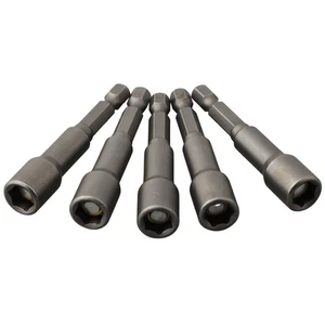 5pcs 8mm Magnetic Socket Rechargeable Drill Electric Drill Screwdriver Socket - Picture 1 of 12