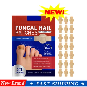 Nail Fungus Treatment For Toenails Nail Repair & Fungal Patches (21 patches) - Picture 1 of 14