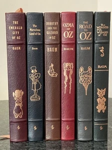 Easton Press Complete WIZARD OF OZ COLLECTION L. Frank Baum 6 Leather Bound Vols - Bild 1 von 24