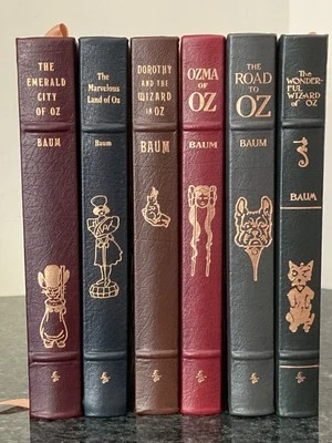Easton Press Complete WIZARD OF OZ COLLECTION L Frank Baum 6 Leather Bound Books - Image 1 of 4