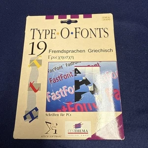 Type O Fonts - Fremdsprachen Griechisch - Pc - Neu Ovp - Photo 1/2