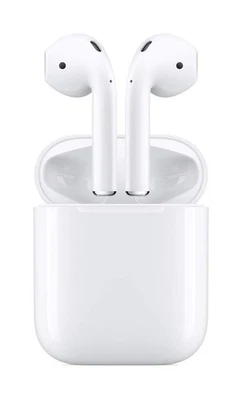 APPLE AirPods MV7N2ZM/A 2. Gen Bluetooth Ohrhörer mit Mikrofon weiß B-Ware - Bild 1 von 2