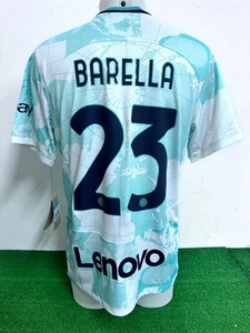 11 MAGLIA INTER BARELLA NO MATCH WORN ISSUE SHIRT VINTAGE CAMISETA 2022/2023 - Imagen 1 de 5