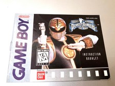 Power Rangers the Movie Original Nintendo Gameboy Instruction Manual Booklet