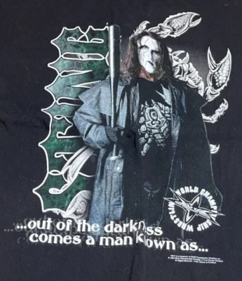 Camisa Sting Juvenil Grande Negra WCW NWO Escorpión De Colección Foto 1 de 4