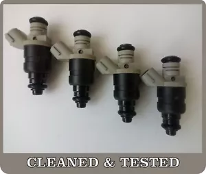 Injectors Mitsubishi Colt Smart 1.3 MR988977 Original set of 4 CLEANED&TESTED - Picture 1 of 4